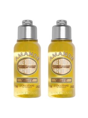 2 x L'Occitane Shower Oil with Almond Oil - Mini